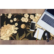 Decormat Podloga za pisalno mizo White peony 120x60 cm