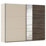 Premium Living Omara Z Drsnimi Vrati Sajo, Barva Šampanjca, Barva Hrasta