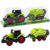 Komplet traktor s prikolico za silo in mešalcem krme - Lean Toys
