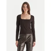 Vero Moda Bluza Kanva 10336088 Rjava Regular Fit
