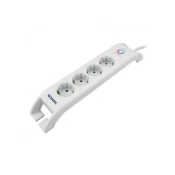 380-108 UTICNICA 4-STRUKA+2xUSB,PRENAPONSKA ZAŠTITA,2m bijela