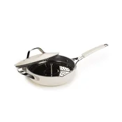 Rosmarino All In One duboka tava s poklopcem, 24 cm, bež