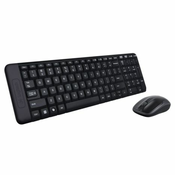 LOGITECH Raton Logitech MK220 RF tipkovnice Combo Black Reperic, (20605881)