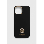 Etui za telefon Guess iPhone 15 6.1 črna barva