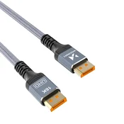WOZINSKY DisplayPort kabel s certifikatom VESA, 80 Gb/s, 16K HDR, HDCP, DSC, 1 m – črn