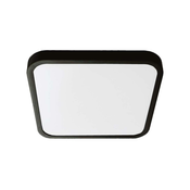 LED plafonsko svetlo za kupatilo 18W/230V 3000K IP44 25x25 cm, crno