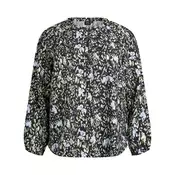 Zizzi Bluza Caava bež/modra/črna