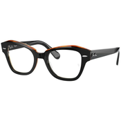 Ray-Ban Okvir za naocare State Street 0RX5486 8096 46-48, Ženski, Crni