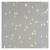 Emos LED božična drop veriga – zavesa, 2,9x1,5 m, zunanja in notranja, topla bela, programi