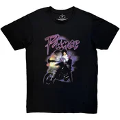 Prince Purple Rain Logo Outline (Back Print) Carbon Black M Majica