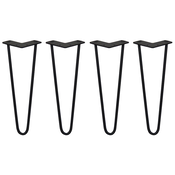 MONSTER 4 x 14 sponke za lase - 2 kraka - 10 mm - črne, (5000151860)