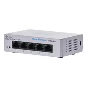 Cisco CBS110 Unmanaged 5-port GE, Desktop, Ext PS (CBS110-5T-D-EU)