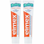 Elmex Junior 6-12 Years zobna pasta za otroke  2 x 75 ml
