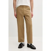 Fred Perry Bombažne hlače Straight Leg Twill Trouser