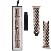 Nova zapestnica Hex Grid, roza zlata, za pametno uro za Apple Watch 38/40/41 mm, roza zlata