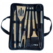 Set pribor - orodje za žar, BBQ - komplet 7 delni