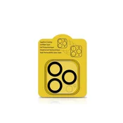 INF Zaščita za objektiv kamere s črno obrobo s popolno pokritostjo za iPhone iPhone 16/16 Plus, (21545356)