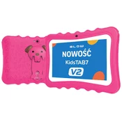 slomart Otroški tablični računalnik KidsTAB7 V2, 4/32GB, roza etui