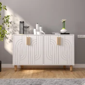 Hanah Home Konzolni sto Rodney, 120x73.6x29.6 cm, Beli