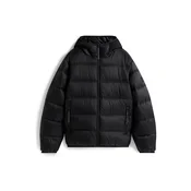 Tommy Jeans Zimska jakna temno siva/črna