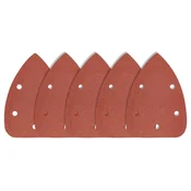 shumee Brusni papir z ježkom, za železo 102 x 140 mm, P60, 5 kosov, s 5 luknjami za brusilnik 59G335