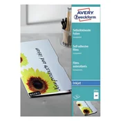 FOLIJA ZWECKFORM A4, SAMOLEPILNA ZA INK JET 2501