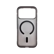 Silikonska futrola Magsafe Remix Iphone 18 Pro Max/17 Pro Max Crna