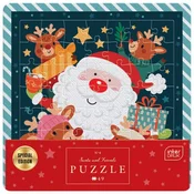 PUZZLE 49 KOM U OKVIRU CHRISTMAS SANTA & FRIENDS INTERDRUK