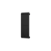 Mexen Aurora dekorativni radiator 1200 x 450 mm, 917 W, črn - W212-1200-450-00-70