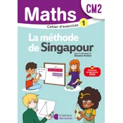 Mathématiques CM2 (2025) - Méthode de Singapour - Cahier dexercices 1