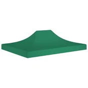 Vidaxl Streha za vrtni šotor 4,5x3 m zelena 270 g/m2