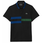 Muški teniski polo Ultra-Dry Colour-Block Stripe Tennis Polo Shirt - black/blue/green