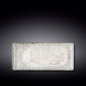 Pravokotni Krožnik, Silver Moon, 330x150mm, 2 kos