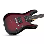 Schecter C-6 Plus See-Thru Cherry Burst | STCB SKU # 447