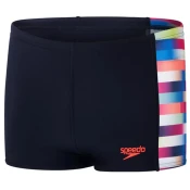Speedo digital panel aquashort boy black/rainbow 128cm