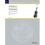 CORELLI:12 SONATAS OP.5/1-6 VOL.1 VIOLINE AND PIANO