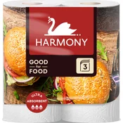 Harmony Good For Food Burger 3-slojne papirnate brisače 16,5 m, 2 roli