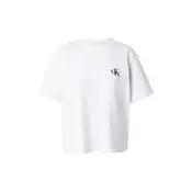 Calvin Klein Jeans Majica crna / bijela