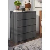 HANAH HOME Komoda Derinkuyu 4 Anthracite
