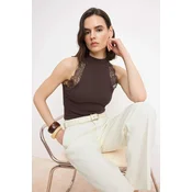 Trendyol Milla Ženska bluza, Braon