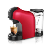 Ufesa Bellagio Red coffee machine with multiple red capsules 1400W