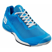 Wilson Rush Pro 4.0 Clay Mens Tennis Shoe French Blue/White/Navy Blazer 42 Moški teniški copati