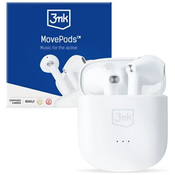 3MK MovePods wireless bluetooth headphones white