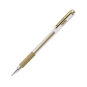 Pentel - Gel olovka Pentel Metallic Hybrid Grip, 0,8 mm, zlatna