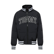 Tommy Jeans Prehodna jakna NEW VARSITY, črna