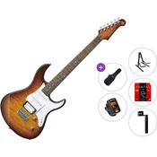 Yamaha Pacifica 212V QM Standard SET Tobacco Brown Sunburst Električna kitara
