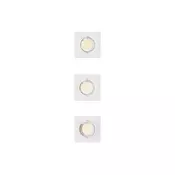 Philips - SET 3x ugradna stropna svjetiljka PERIDOT 1xGU10/7W/230V bijela