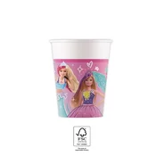 shumee Papirnati kozarčki Barbie 200 ml 8 kosov