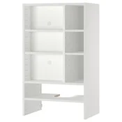 METOD Zidni element za ugradni aspirator, bela, 60x37x100 cm