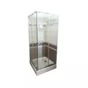 Tuš kabina kv. 90x90x195 crom ZS-7236-3